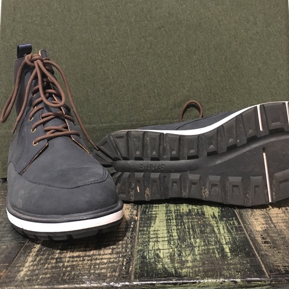 Swims waterproof zip boots.  Size 8 blue orange - Picture 5 of 7